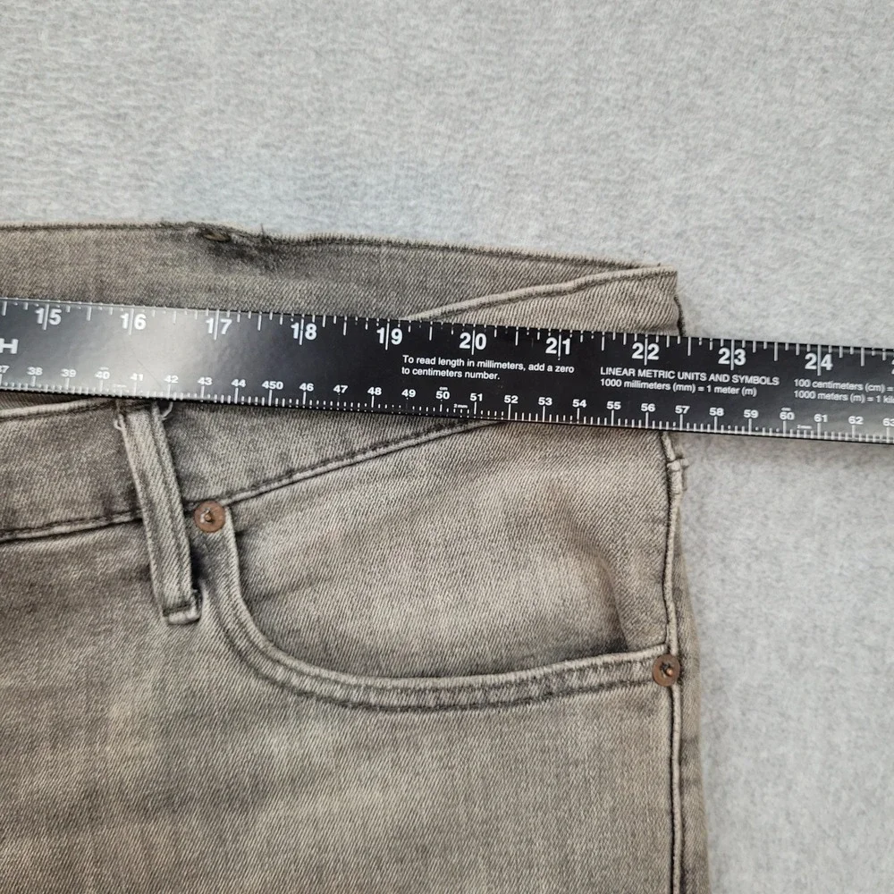 Polo Ralph Lauren Varick Slim Straight Mens 44x30 Gray Stretch Denim Jeans